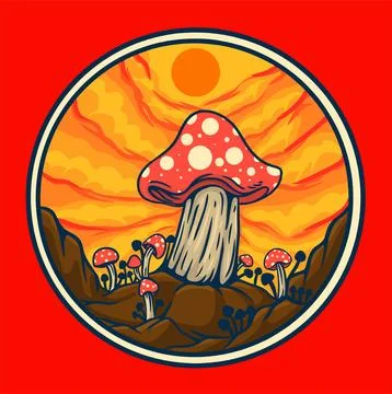 MUSHROOM Stock Illustration