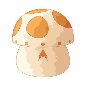 Mushroom Kitchen Timer illustration Stock Illustration