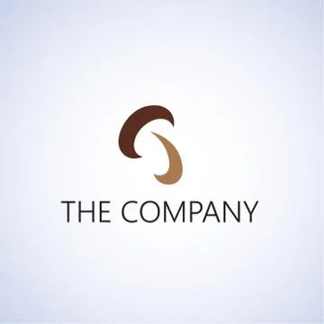 Mushroom logo Stock Illustration