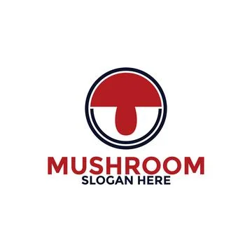 Mushroom logo vector, Creative Mushroom logo icon design template Stock Illustration