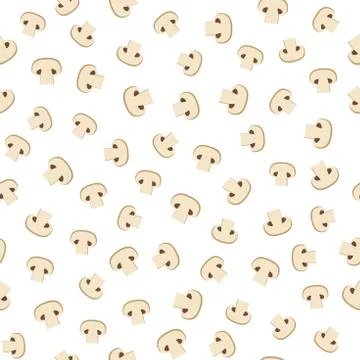 Mushroom pattern Illustrazione stock