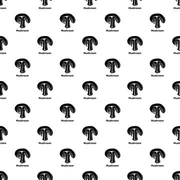 Mushroom pattern seamless イラスト素材
