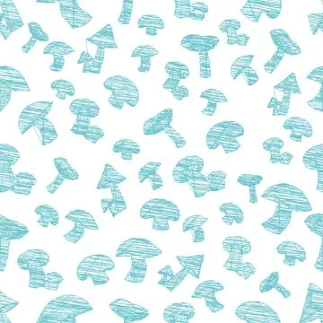 Mushroom pattern vector illustration Stockillustratie