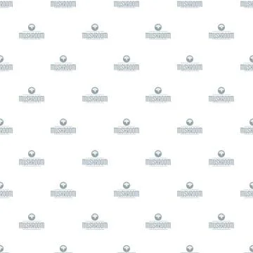 Mushroom plant pattern seamless 스톡 일러스트
