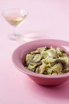 Mushroom risotto Stock Photos