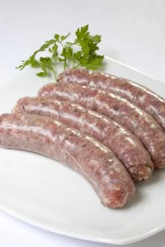 Mushroom Sausage Stock Photos