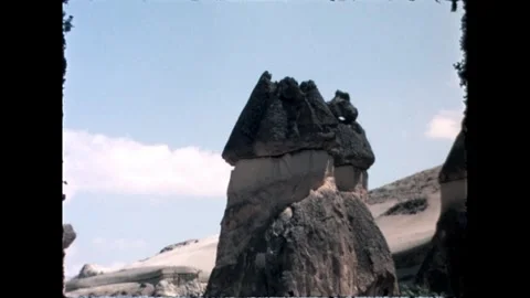 Mushroom-shaped Rock Stock Footage 278101028