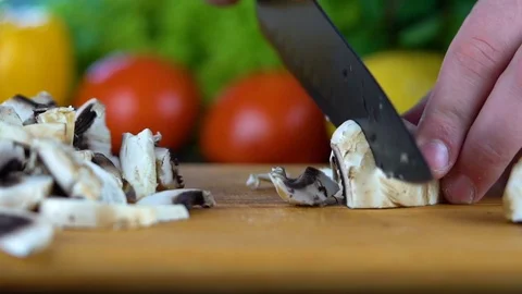 The mushroom slicks HD Stock-Footage 85227935