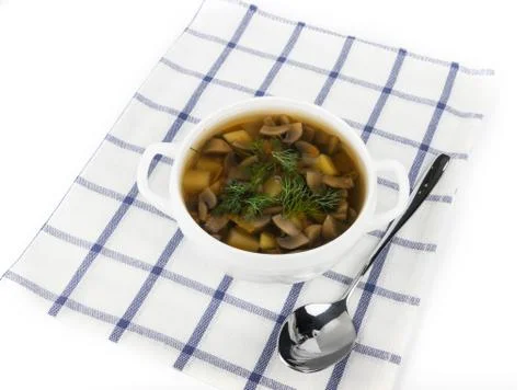 Mushroom soup Foto stock