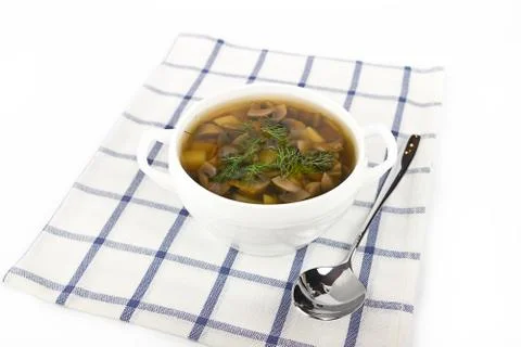 Mushroom soup Stock Photos