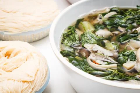 Mushroom soup Stock Photos