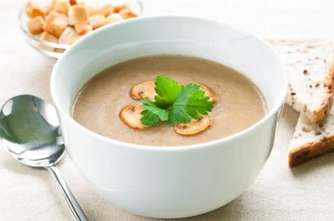 Mushroom Soup Foto stock