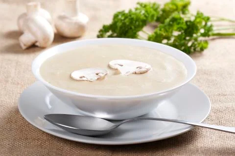 Mushroom soup Stock Photos