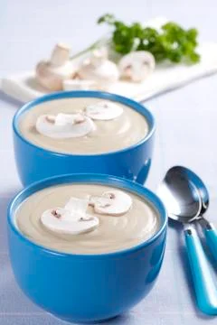Mushroom soup Stock Photos