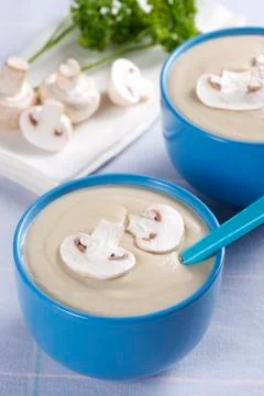 Mushroom soup Stock Photos