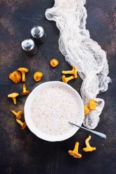Mushroom soup Stock Photos