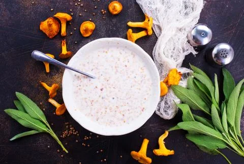 Mushroom soup Stock Photos