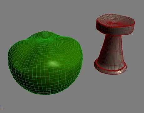 Mushroom stool 3D Model