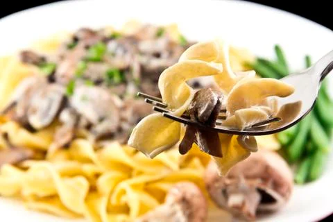 Mushroom stroganoff Foto stock