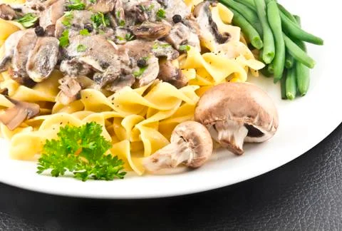 Mushroom stroganoff Stock-Fotos