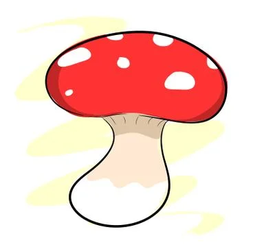 Mushroom Vector Stock Illustration