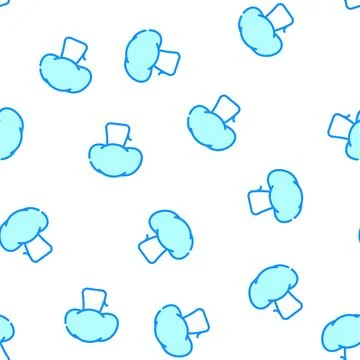 Mushroom vegetable color icon vector symbol illustration 库存插图