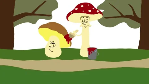 Mushrooms Stock Footage 218615327