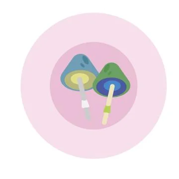 Mushrooms icon Stock Illustration