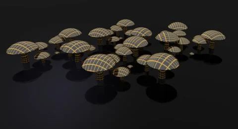 Mushrooms Stock-Illustration