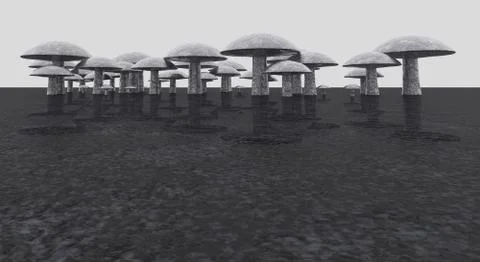 Mushrooms Stock-Illustration