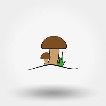 Mushrooms Stock Illustration