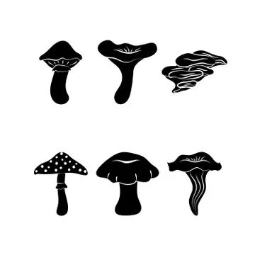 Mushrooms Stock Illustration