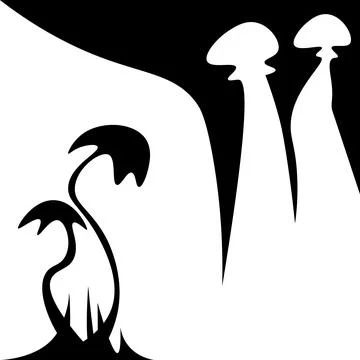 Mushrooms Stock Illustration