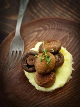 Mushrooms Stock Photos