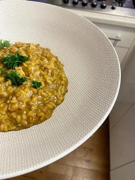 Mushrooms risotto Stock Photos