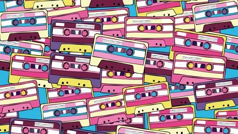 Music 90s Background Stock Footage 169253554