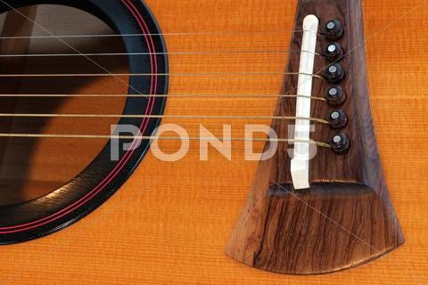 Music Abstract Art Macro String Acoustic Guitar