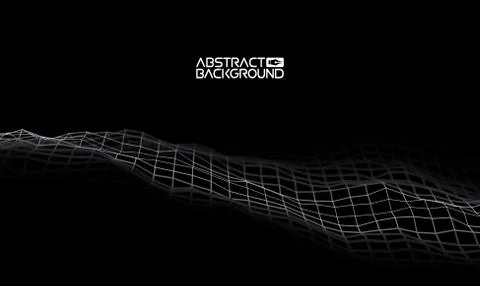 Music abstract background blue. Equalizer for music, showing sound waves with Stock Illustration