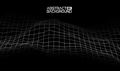 Music abstract background blue. Equalizer for music, showing sound waves with Stock Illustration