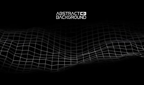 Music abstract background blue. Equalizer for music, showing sound waves with Illustrazione stock