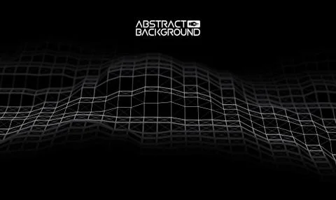 Music abstract background blue. Equalizer for music, showing sound waves with Illustrazione stock
