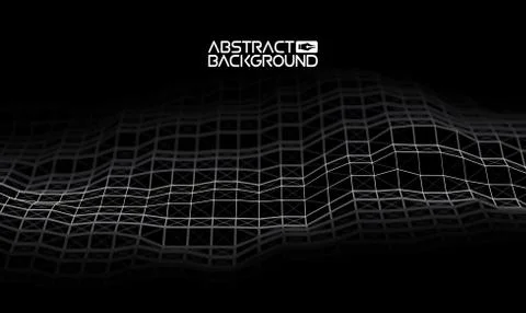 Music abstract background blue. Equalizer for music, showing sound waves with Stock-Illustration