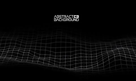 Music abstract background blue. Equalizer for music, showing sound waves with Stock Illustration