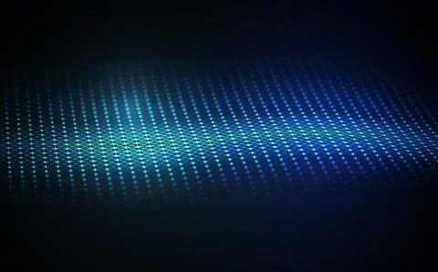 Music abstract background blue. Equalizer for music, showing sound waves with 스톡 일러스트