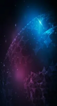Music abstract background blue. Equalizer for music, showing sound waves with Illustrazione stock