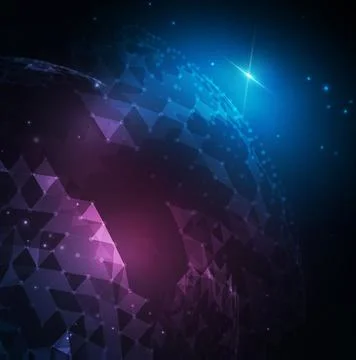 Music abstract background blue. Equalizer for music, showing sound waves with Illustrazione stock