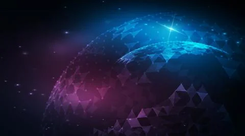 Music abstract background blue. Equalizer for music, showing sound waves with 스톡 일러스트