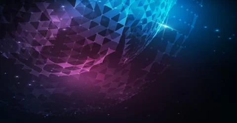 Music abstract background blue. Equalizer for music, showing sound waves with Illustrazione stock