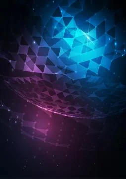 Music abstract background blue. Equalizer for music, showing sound waves with 스톡 일러스트