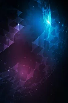 Music abstract background blue. Equalizer for music, showing sound waves with Stock Illustration
